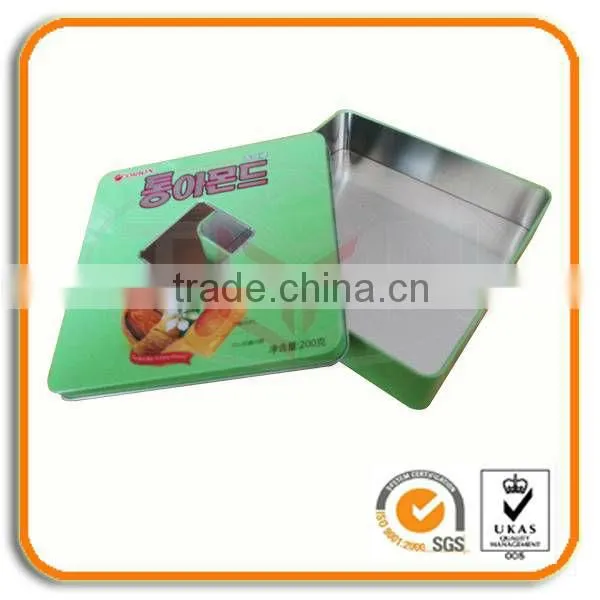 Square Metal Tin For Tea/Candy