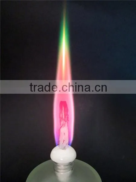pink flame candles