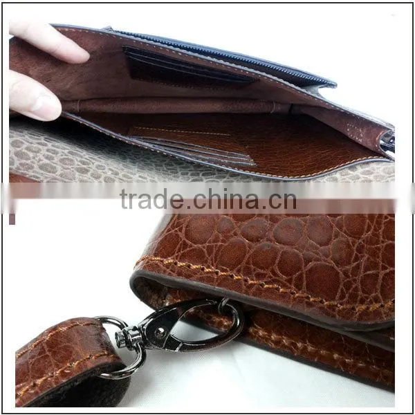 High quality python leather clutch bags for men shoulder leather clutch