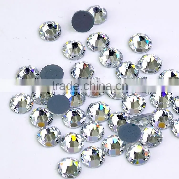 Factory Wholesale 2058 Iron on Crystal Rhinestone, Heat Trasnfer Crystal Rhinestone, Hot Fix Crystal Rhinestone for Garment