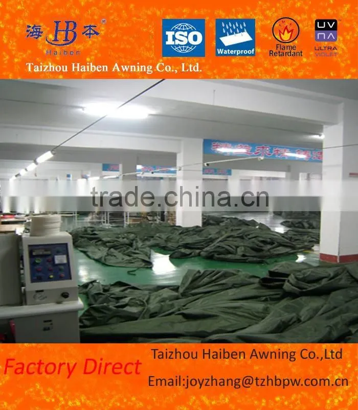 100% Polyester Waterproof Fireproof Anti-uc PVC Coated Tarpaulin Manufacturer