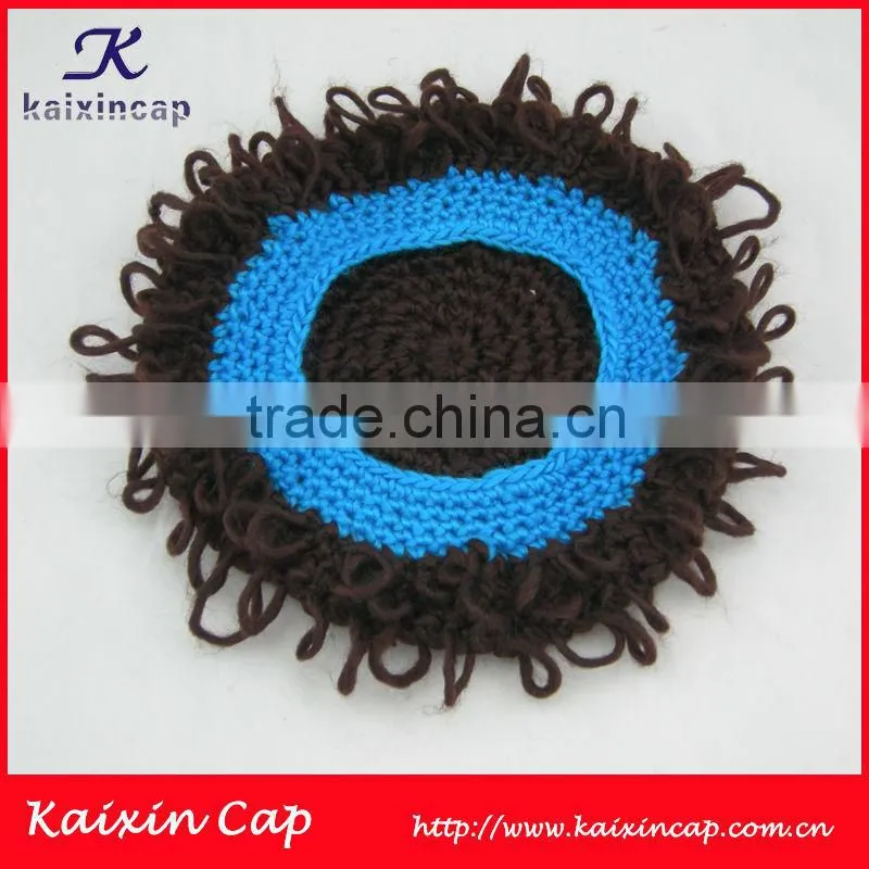 kid Beanie hat 100% acryl mix colour knit cap