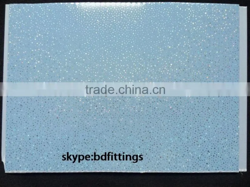 hot stamp high glossy white black sparkle pvc panel pvc wall cladding for uk