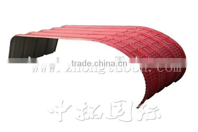 Electric auto curved roof panels machine