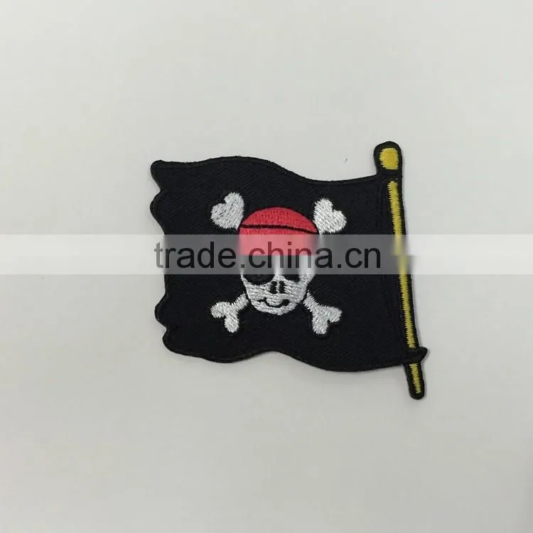 Custom high density iron-on personalized embroidery patches for clothing