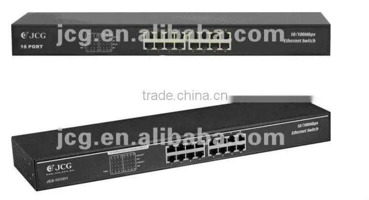 16 Port 10/100M Switch metal case commericial