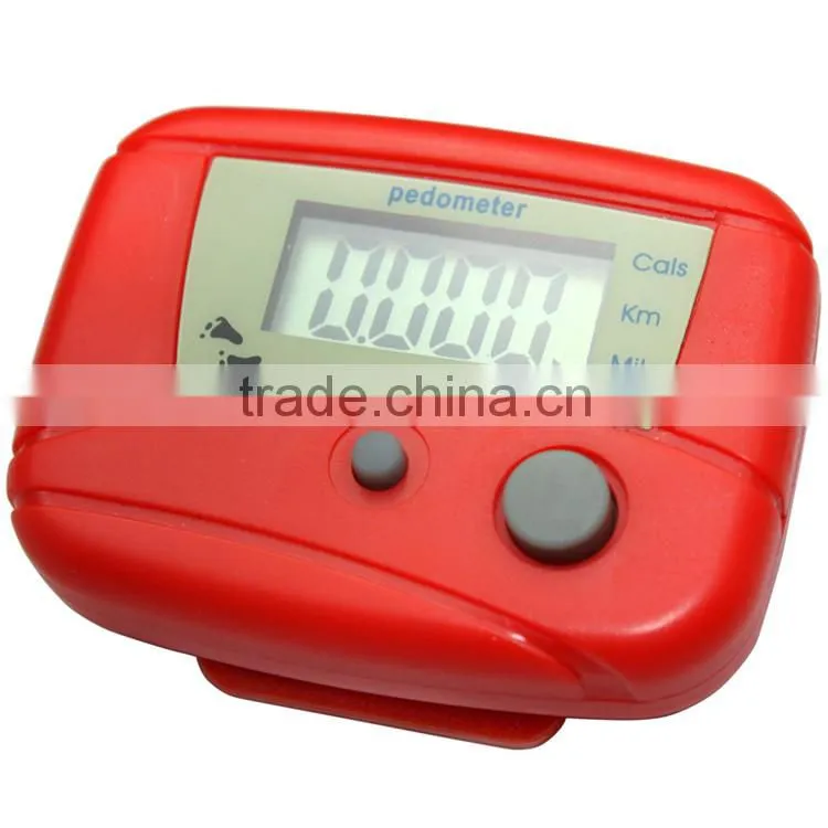Promotional Multi-functional Calories/KM/Mile Step Counter China Walking Pedometers OEM with Logo Customized