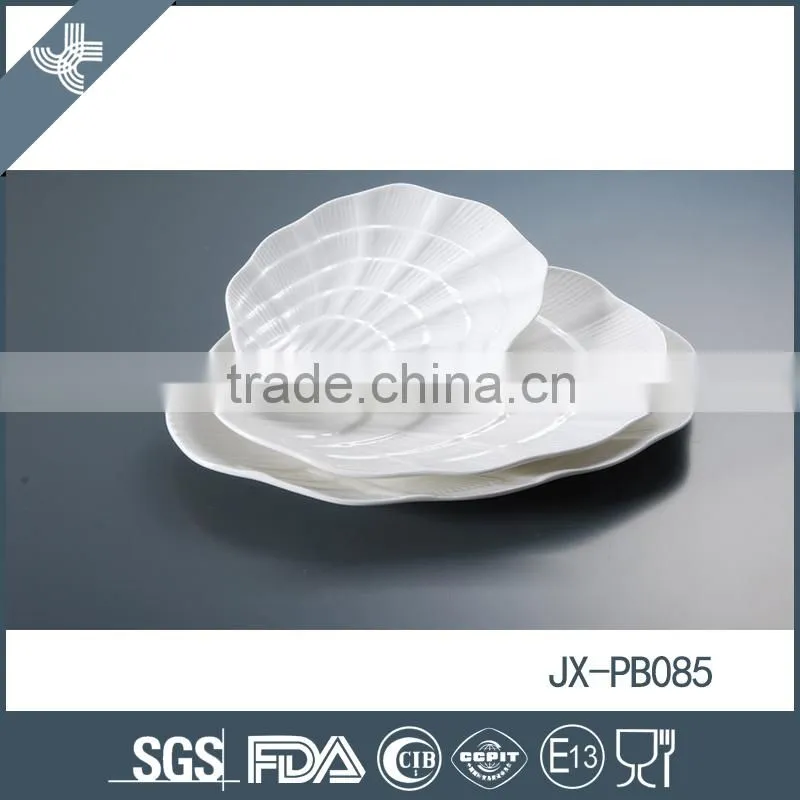 super white porcelain plate, hotel porcelain dinner plate