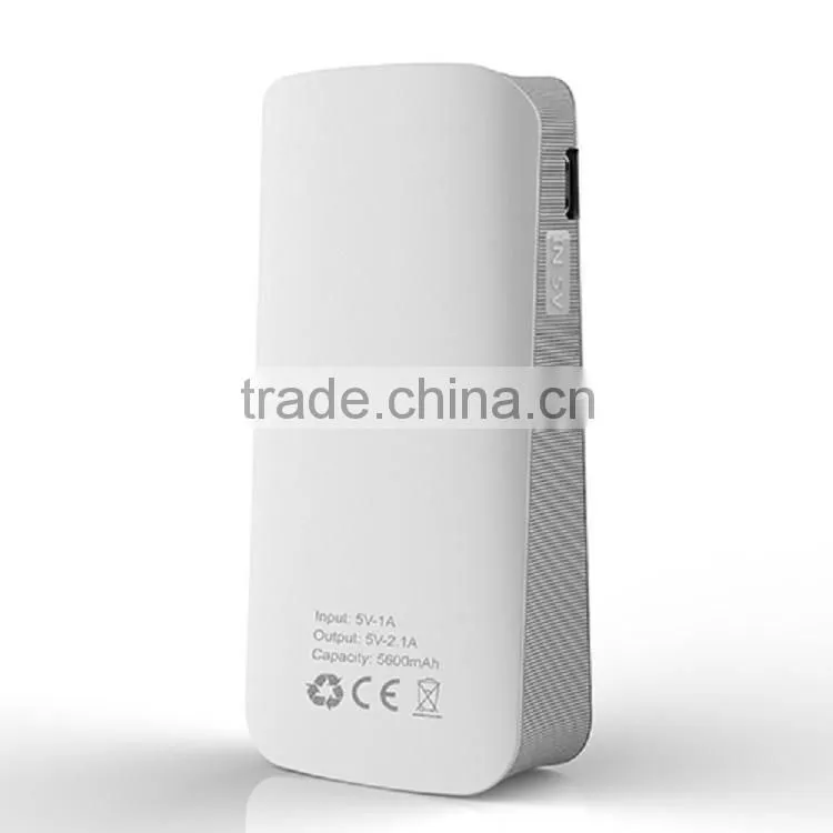 5600mAh Portable Usb slim power bank for phones