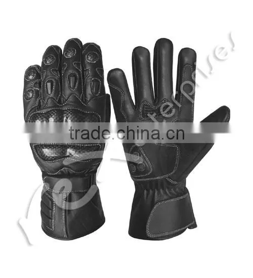 Leather Motorbike Motorcycle Racing Sports Gloves