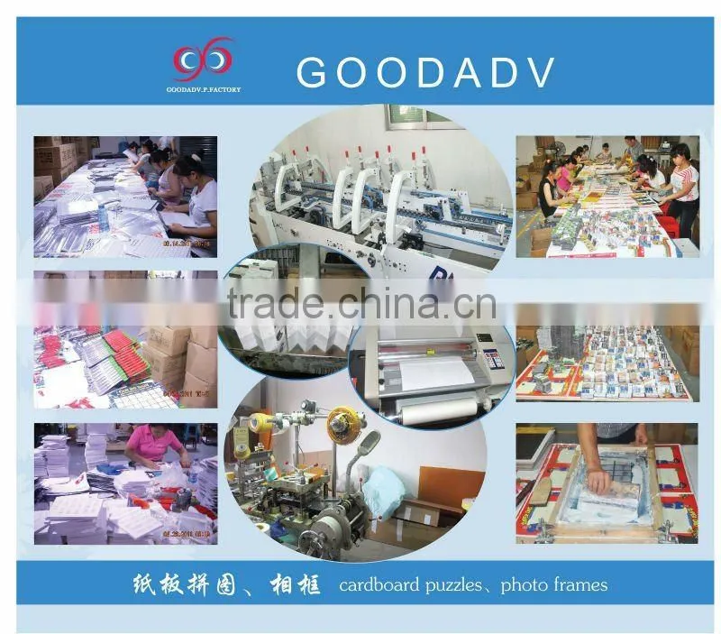 New arrive promotional item Custom Printing picture puzzles games for Kids