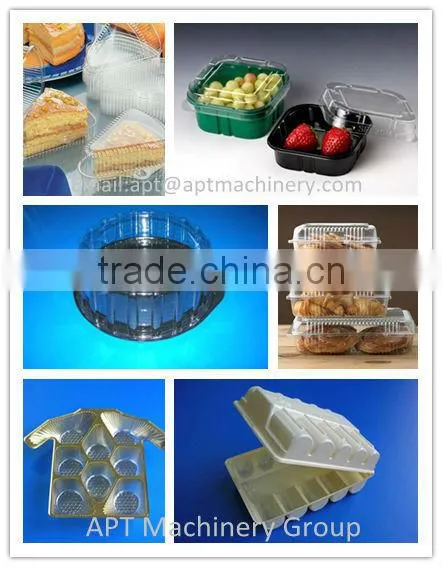 JHS-510/580 High Speed OPS/PET Thermoforming Machine with automatic stacking