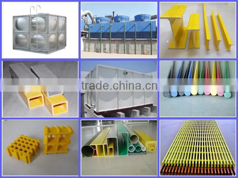 Externally Braced FRP Fiberglass Sectional Water Tank For Good Price