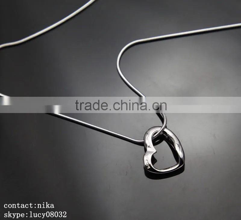 product you can import from China 925 silver necklace. beauty rechangeble silver pendant necklace