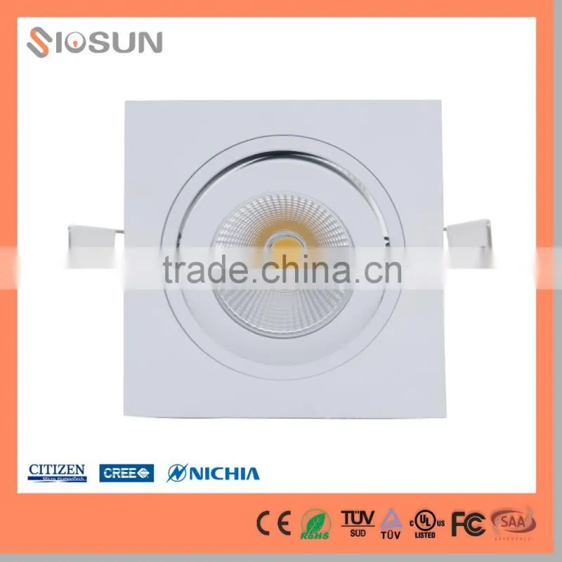 10W 1120Lumens Dimmable Commercial 5 Years Warranty COB LED DownLight