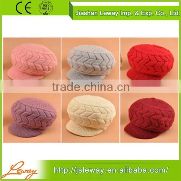 New Design Fashion Winter Knitted Beanie Cap