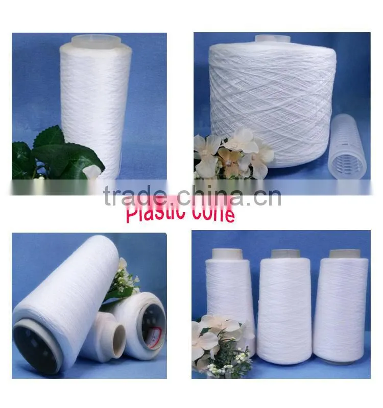 100 spun polyester yarn inside plastics tube in china online shop
