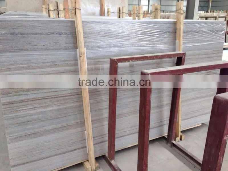 Crystal Wood White Marble Big Slabs