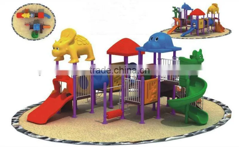 kid's outdoor plastic playground