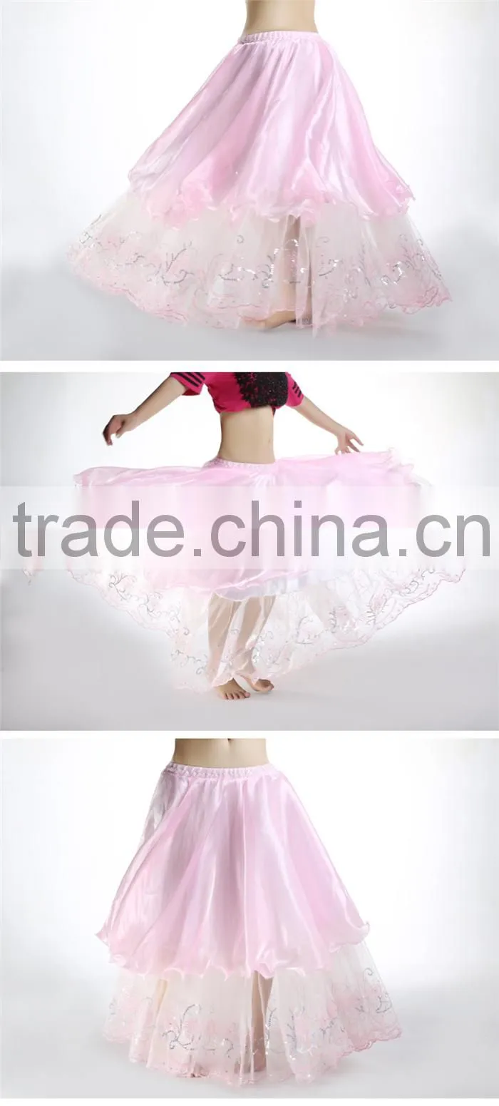 Fashional New Design belly dance costumes in performance skirt for Children (RT011)