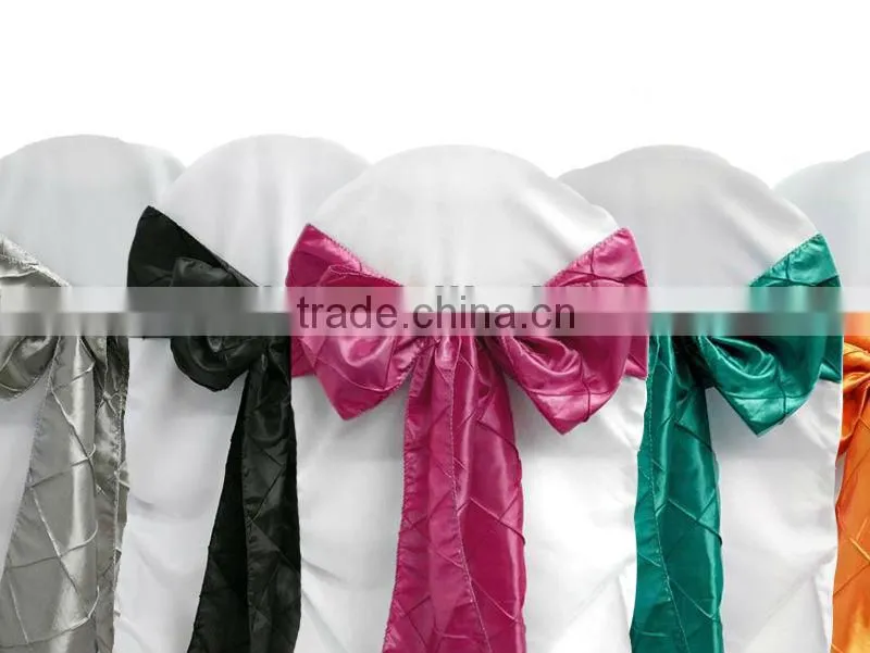Elegant taffeta chair sash,chair bow,chair tie