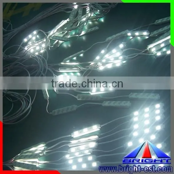 3 LED module 12v 1.2W waterproof smd5630 /5050 / 2835 led injection plastic module light waterproof ip65