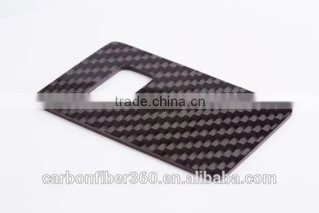 New fashion carbon fiber key chain, carbon fiber key chain with logo and attractive pattern