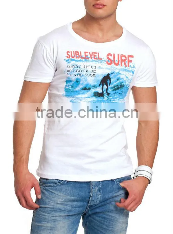 Cotton T-shirt With Print Professional Bangladesh Factory