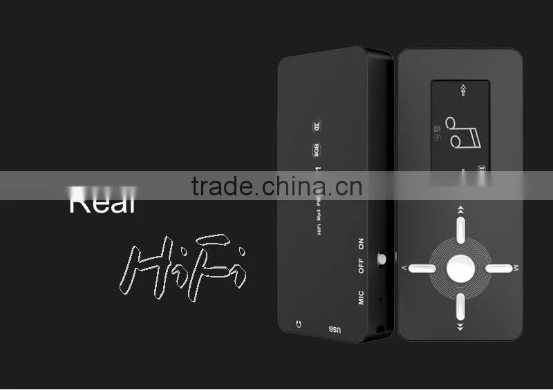 New Model Multi-Language Smallest HiFi Mp3 Player with Voice Recorder and FM Function HM01