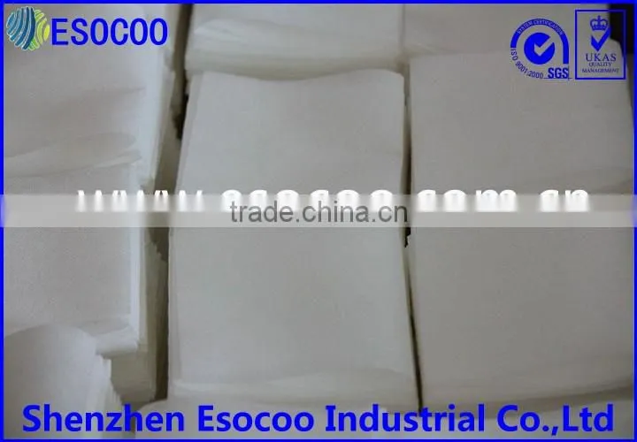 soft surface of the dust free cleaning wiper