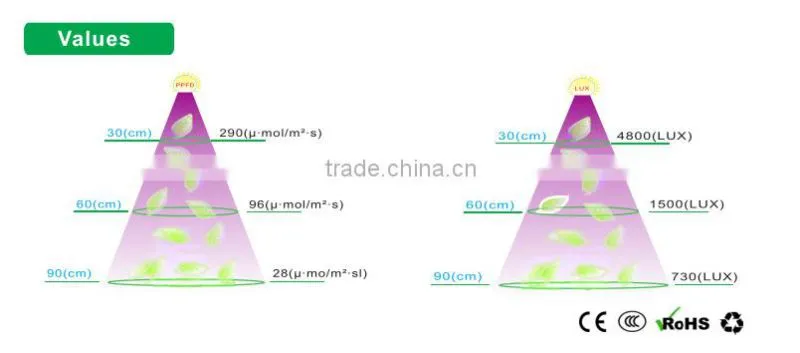 Full spectrum 20x3w COB PAR led grow light