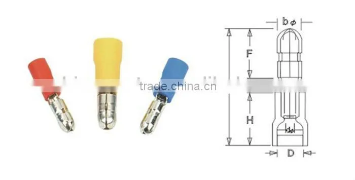 MPD bullet insulated pressure wire terminals