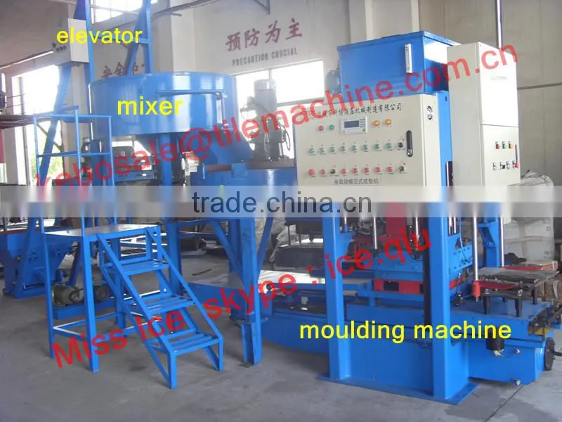 KB-125E/600 automatic concrete floor tile machine