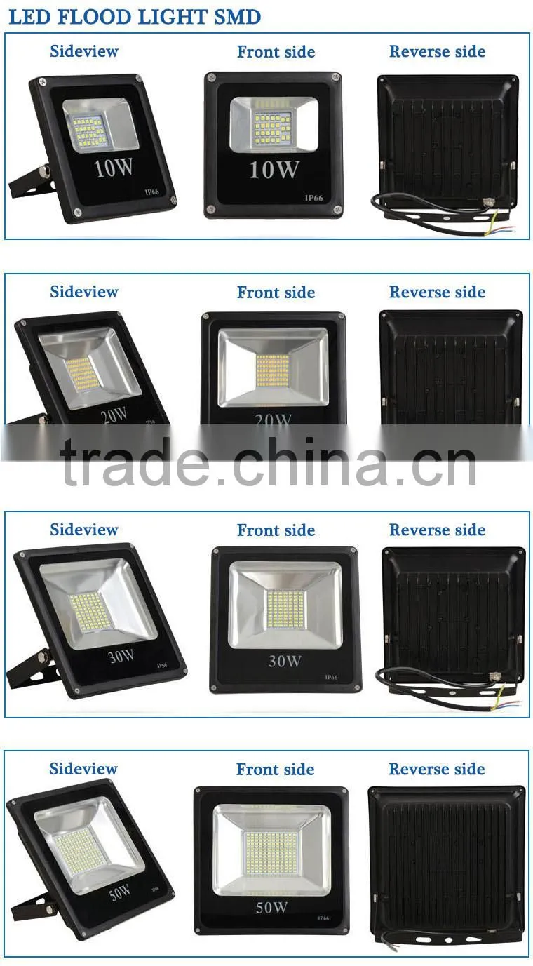 Bridgelux chip meanwell driver 5 years warranty 100lumen per watt 100 watt led flood light;50w led flood light;flood light led