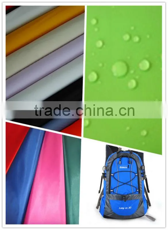 pu coated 190t 100% polyester fabric for bags
