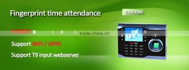 HF-iclock360 Keypad Zkteco Fingerprint Time Attendance Machine