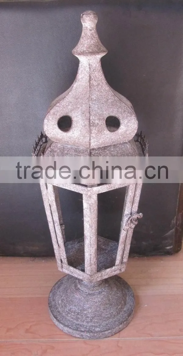 100372MC-2- metal candle lantern
