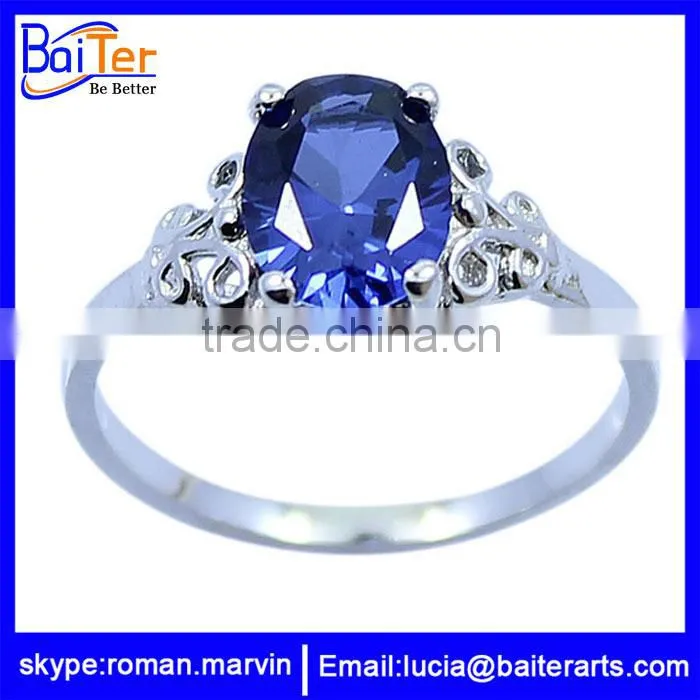 Wholesale 925 sterling silver king and queen couple ring