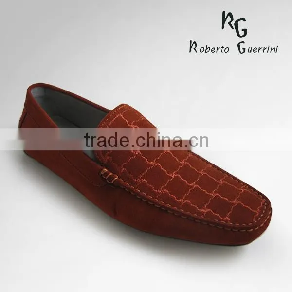 china factory fashion comfortable flat genuine leather shoes