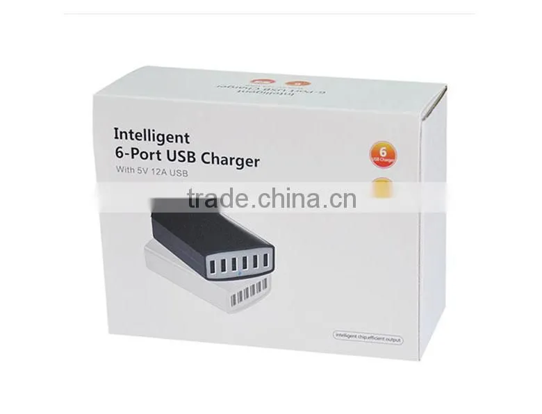 Dual 6 USB charger for mobile phone,ipad