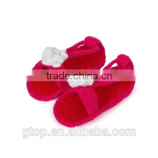 Wholesale Baby Handmade Crochet Shoes Supplier for 1-10 months old S-0035