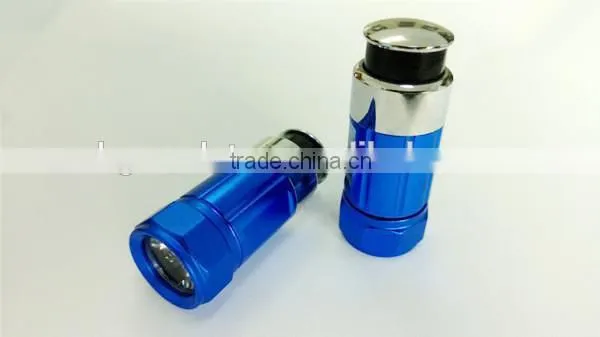 GS-9010S Aluminum rechargeable strong light mini car 0.5W led flashlight torch from Alibaba assruance