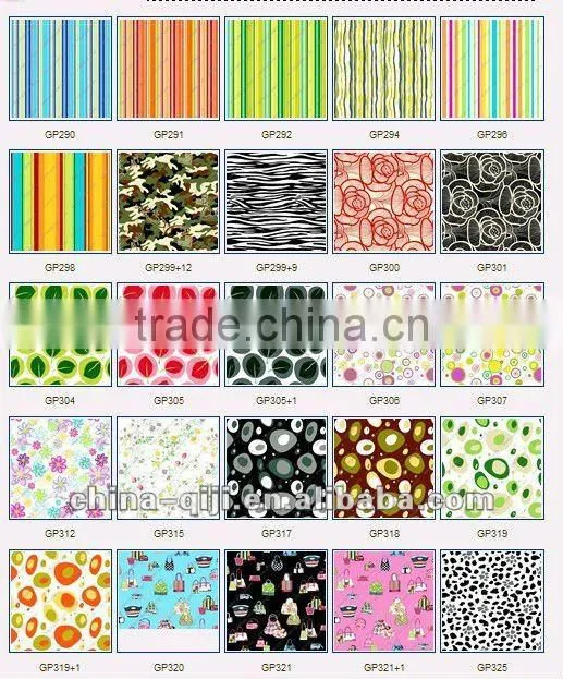 65% polyester 35% cotton printed canvas pattern