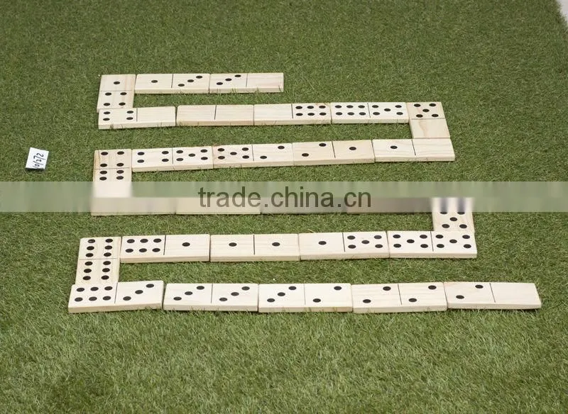 Wooden dominoes double six