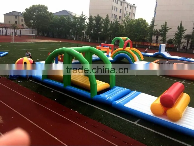 giant inflatable floating water park for commercial use