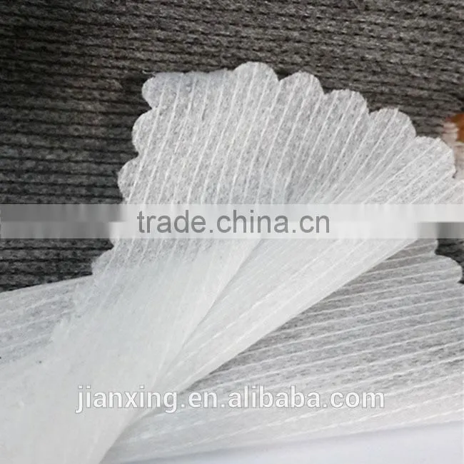 High quality nonwoven thread interlining for garment