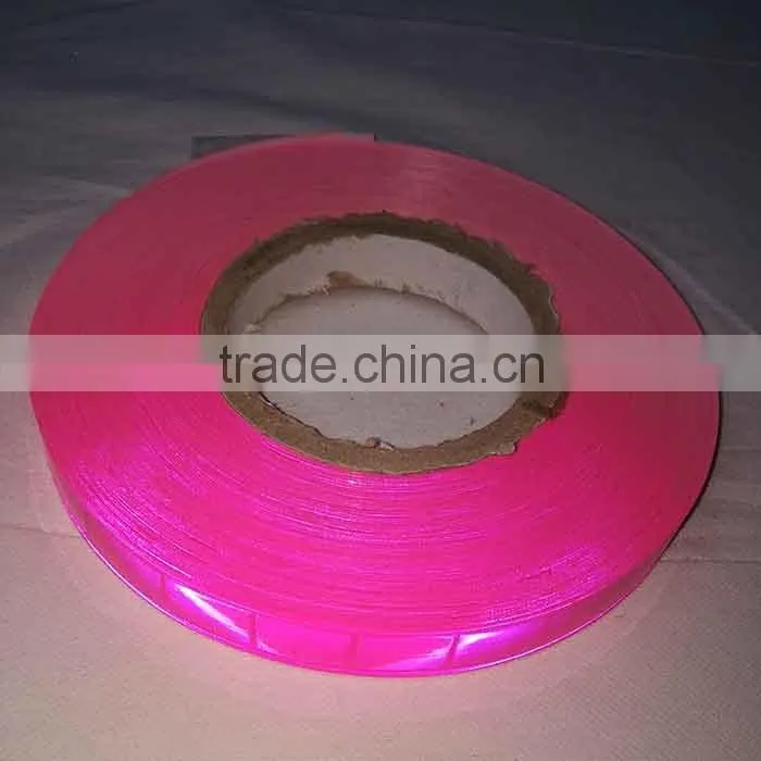 Pink 20MM fire resistant PVC reflective tape