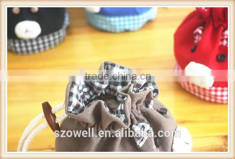 2014 Shenzhen OWELL new designed Canvas/Cotton coin purse wholesale