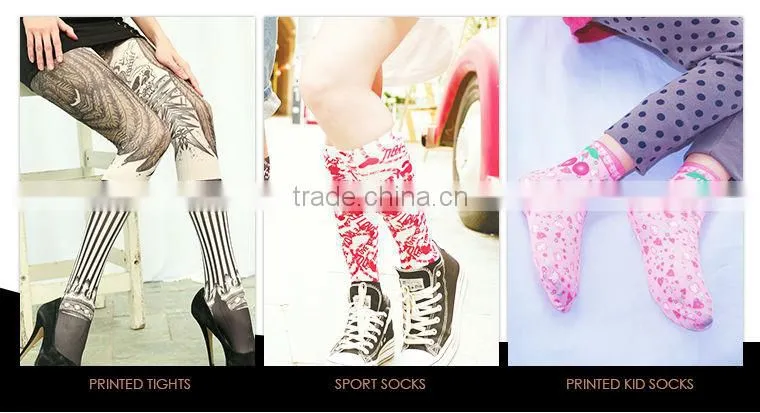 Oem seamless pantyhose printed leggins fitness nylon leggings