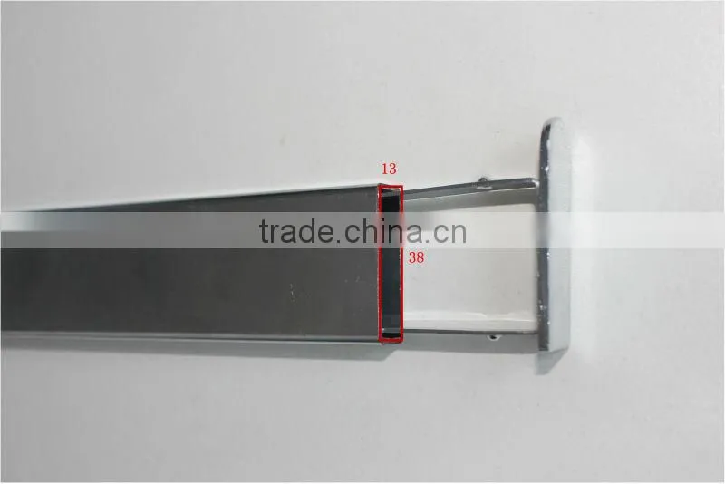 Metal End Cap for 13*38 rectangel pipe